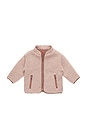 view 1 of 2 Kids Faux Fur Zip Jacket in Blush
