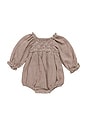 view 1 of 2 Kids Eden Romper in Plum Gingham