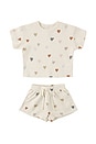 view 1 of 1 CONJUNTO DE CAMISETA Y SHORT in Confetti Hearts