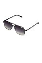view 2 of 2 Backstage Pass Sunglasses in Black