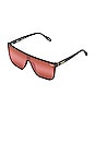 view 2 of 2 Nightfall Sunglasses in Black & Brown Pink