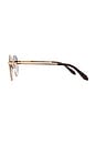 view 3 of 3 Big Time Sunglasses in Gold & Palm Taupe