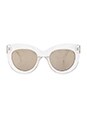 view 1 of 3 x Shay Mitchell Jinx Sunglasses in Clear