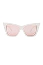 view 1 of 3 x Shay Mitchell Vesper Sunglasses in White
