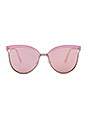 view 1 of 3 GAFAS DE SOL STARDUST in Pink & Pink Mirror