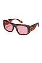 view 2 of 2 GAFAS DE SOL in Brown Tort & Rose