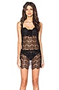 view 1 of 4 Lace Tie Front Beach Dress in Black