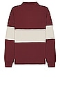 view 2 of 5 Qg Sport Long Sleeve Polo in Burgundy