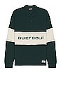 view 1 of 4 Qg Sport Long Sleeve Polo in Forest