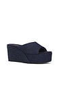 view 2 of 5 Denim Scoop Sandal in Dark Denim