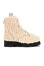 view 1 of 5 Sherpa Lace-Up Boot in Nude
