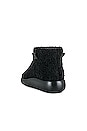 view 3 of 5 Fuzzy Magic Moon Bootie in Black