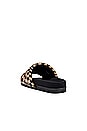 view 3 of 5 The Puffy Sandal in Black & Beige
