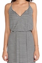 view 4 of 4 Rib Rayne Dress in Black Stripe