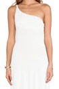 view 4 of 4 Conrad One Shoulder Dress in White