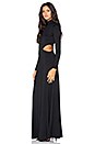 view 3 of 4 ROBE MAXI EXCLUSIVE in Black