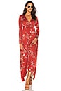 view 1 of 3 Long Sleeve Maxi Caftan in Garland
