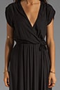 view 5 of 5 Perpetua Wrap Dress in Black