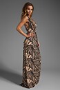 view 3 of 6 Long Sleeveless Caftan Dress in Black Ray