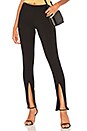 view 1 of 4 Luxe Rib Front Slit Pant in Black