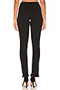 view 3 of 4 Luxe Rib Front Slit Pant in Black