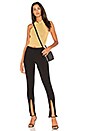 view 4 of 4 Luxe Rib Front Slit Pant in Black
