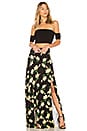 view 4 of 4 Josephine Maxi Skirt in Iris