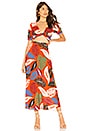 view 1 of 4 Wrap Top and Skirt Set in Leaf