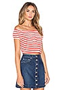 view 2 of 3 Ondrea Top in Caliente Stripe