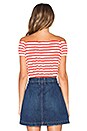 view 3 of 3 Ondrea Top in Caliente Stripe