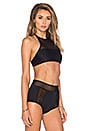view 2 of 4 HAUT DE MAILLOT DE BAIN MESH CORONADO in Black