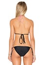 view 3 of 4 TOP BIKINI DELMAR in Black & Dusty