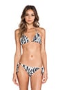 view 1 of 4 Ibiza Bikini Top in Zebra
