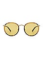 view 1 of 3 LUNETTES DE SOLEIL MASON 51 in Silver, Rootbeer & Yellow
