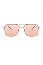 view 1 of 3 GAFAS DE SOL MUNROE in Rose Gold, Plum Wine & Petal