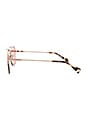 view 3 of 3 GAFAS DE SOL MUNROE in Rose Gold, Plum Wine & Petal