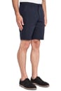 view 2 of 3 Tonal Leopard Slim Short in Navy