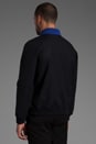 view 4 of 7 Bomber Jacket w/ Detachable Collar in Navy