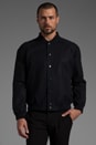 view 5 of 7 Bomber Jacket w/ Detachable Collar in Navy
