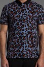 view 4 of 5 Fred Perry Panther Print Shirt Polo in Black