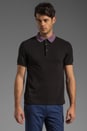 view 1 of 7 Fred Perry Shirt w/ Checked Detachable Collar Polo in Black