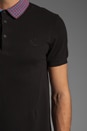 view 5 of 7 Fred Perry Shirt w/ Checked Detachable Collar Polo in Black