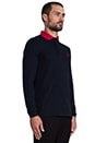 view 2 of 6 L/S Shirt w/ Detachable Collar in Navy
