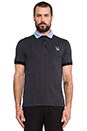 view 1 of 6 Jacquard Square Fred Perry Shirt in Black