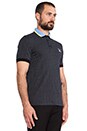 view 2 of 6 Jacquard Square Fred Perry Shirt in Black