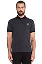 view 4 of 6 Jacquard Square Fred Perry Shirt in Black