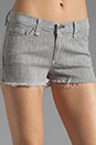 view 4 of 7 Cut-Off Short in Dobby Stripe