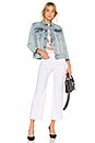 view 4 of 4 Justine Wide Leg Ankle Jean in White