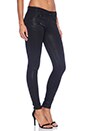 view 2 of 4 PANTALON SKINNY RBW 23 in Coated Black