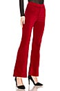 view 2 of 4 Bella Velvet Pant in Red